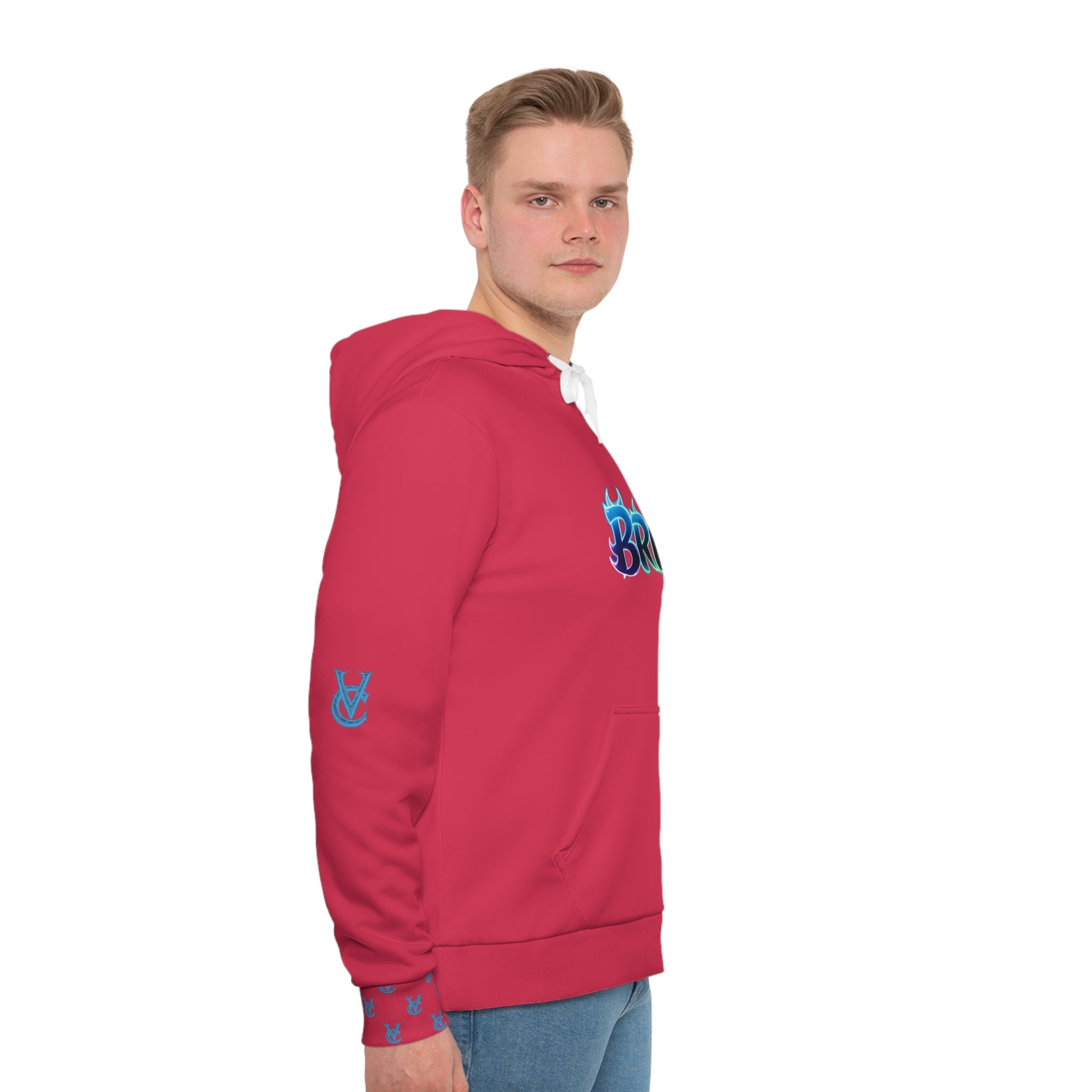 Men's BRUH Hoodie, Vivid Creations Graphic Hooded Sweatshirt
