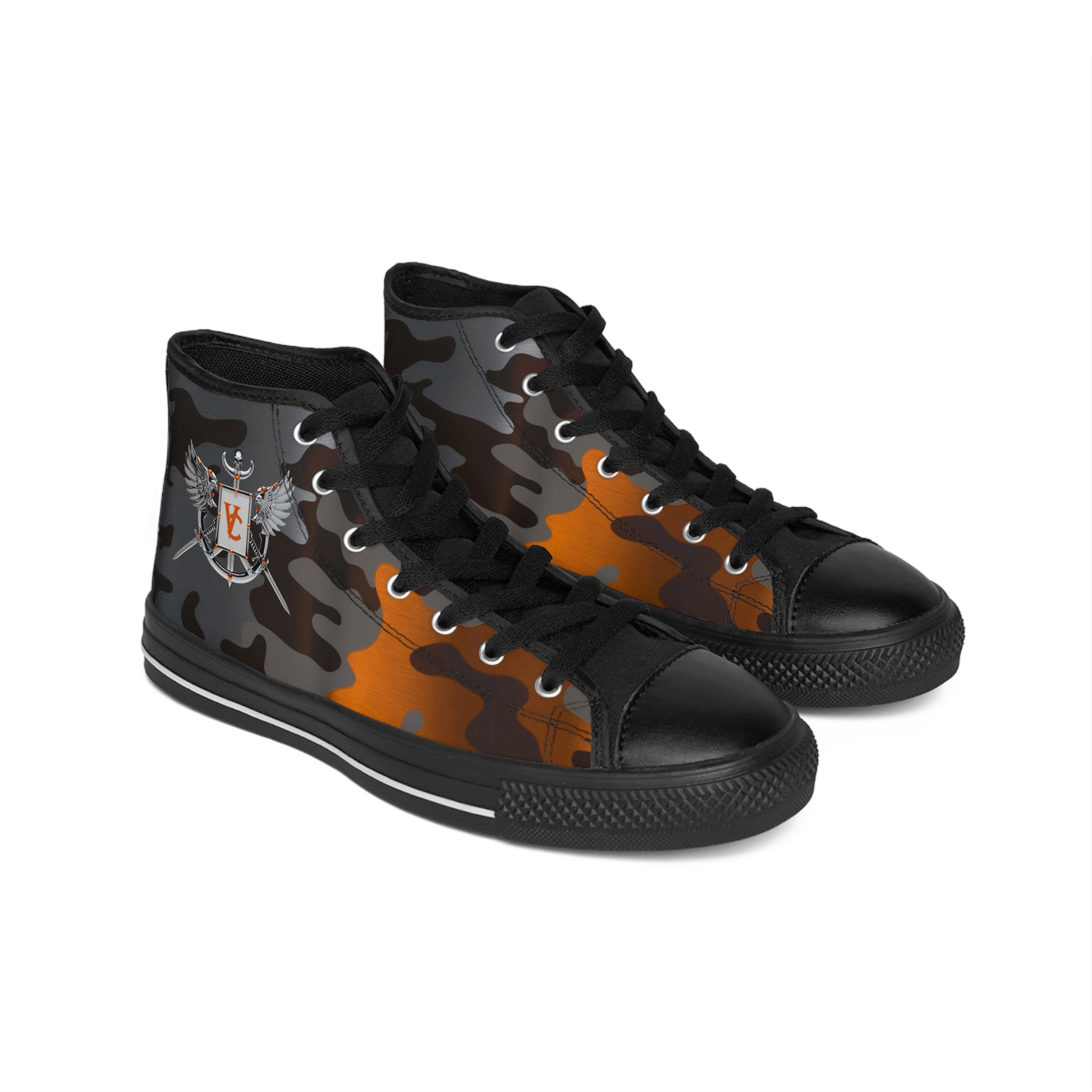Men's Camo Classic Sneakers – Stylish Military-Inspired Footwear