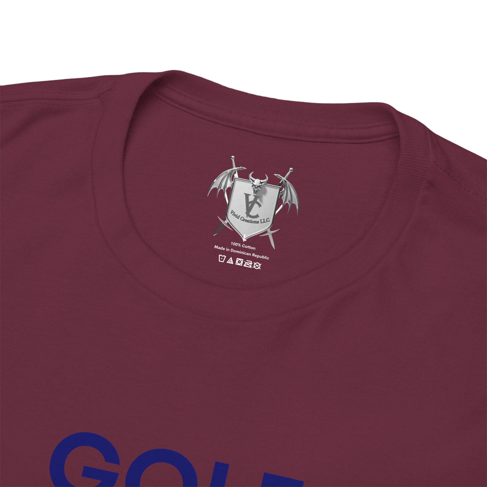 Golf Enthusiast Unisex Heavy Cotton Tee - Vibrant Golfer Design