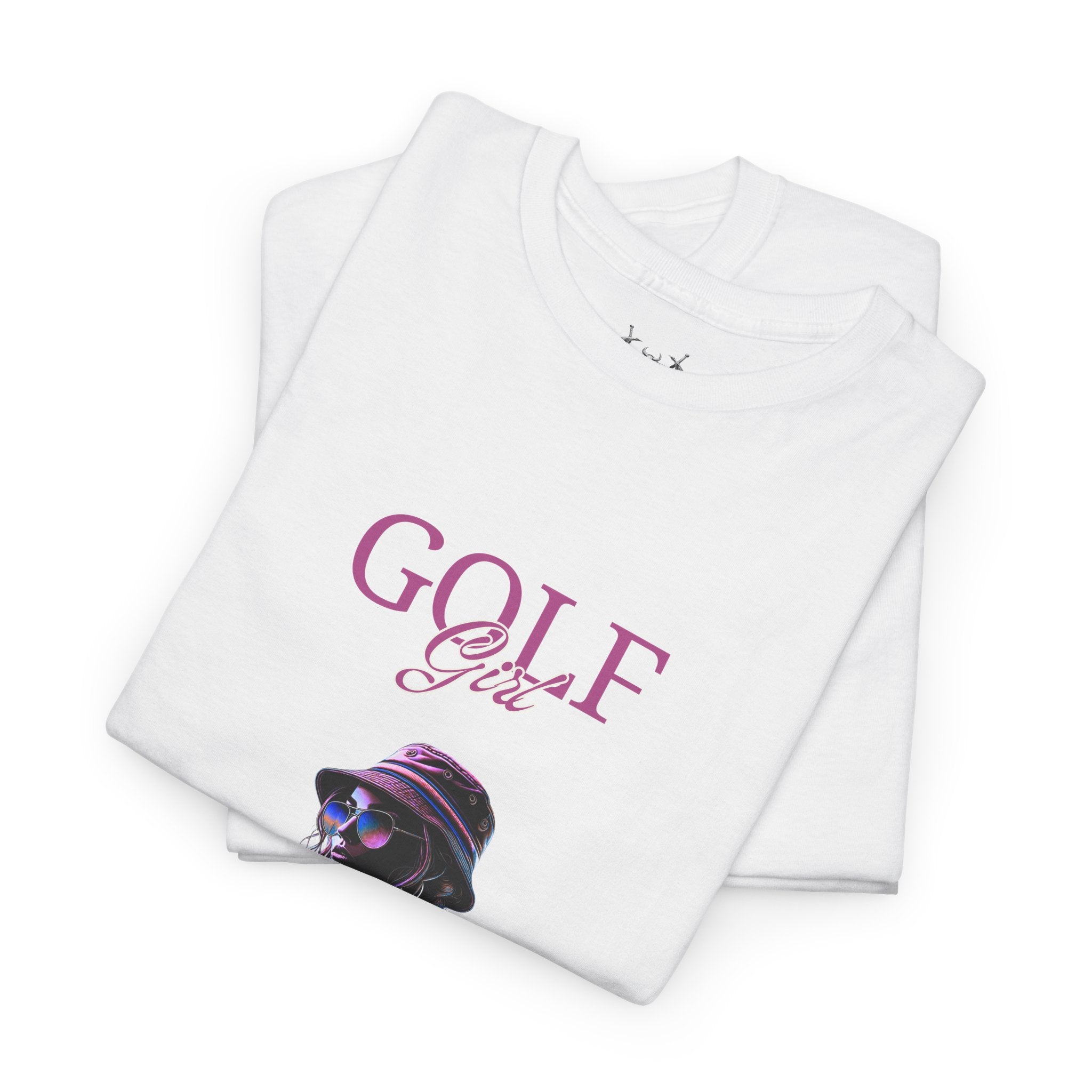 Golf Girl Unisex Heavy Cotton Tee - Stylish Golf Apparel for Enthusiasts