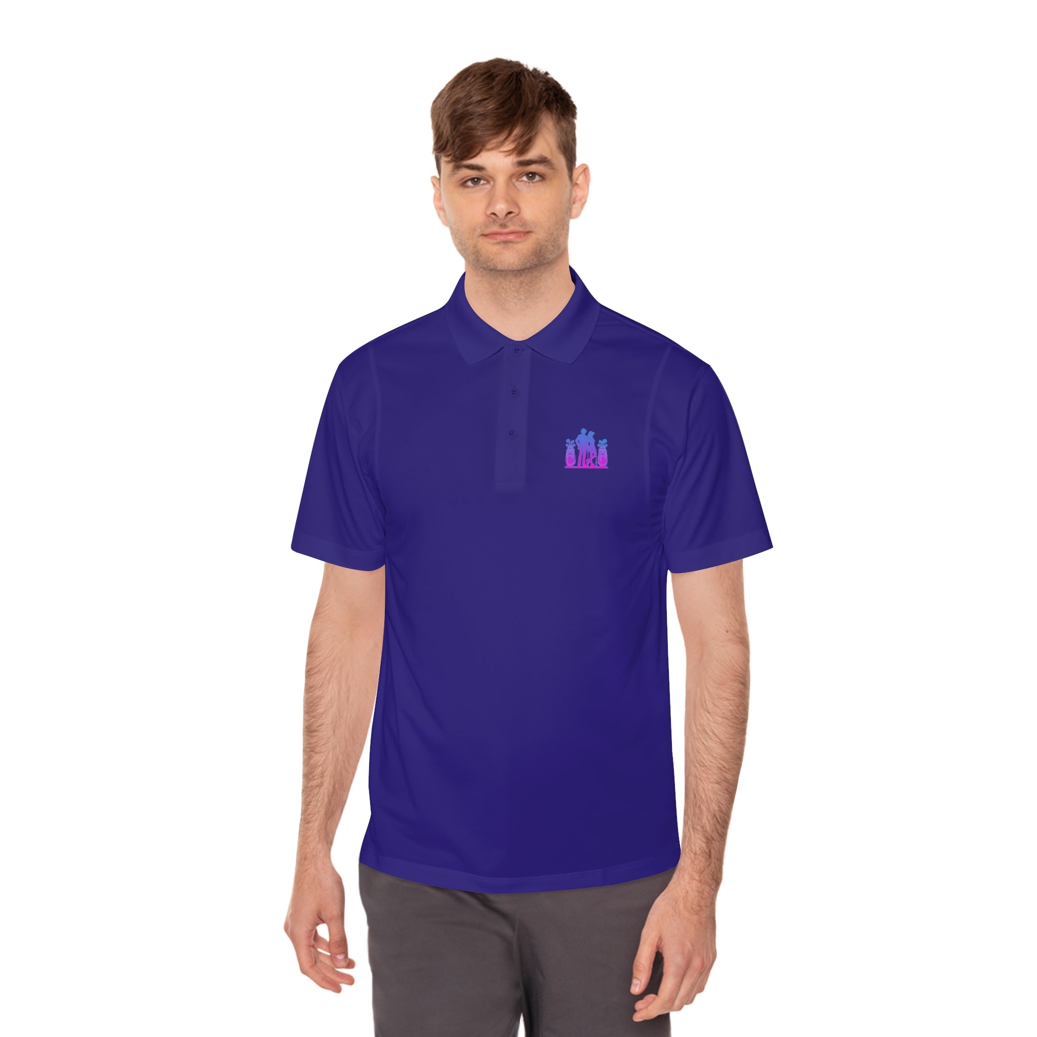 Men's Sport Polo Shirt - Casual Style with Graphic Design for Active Lifestyle