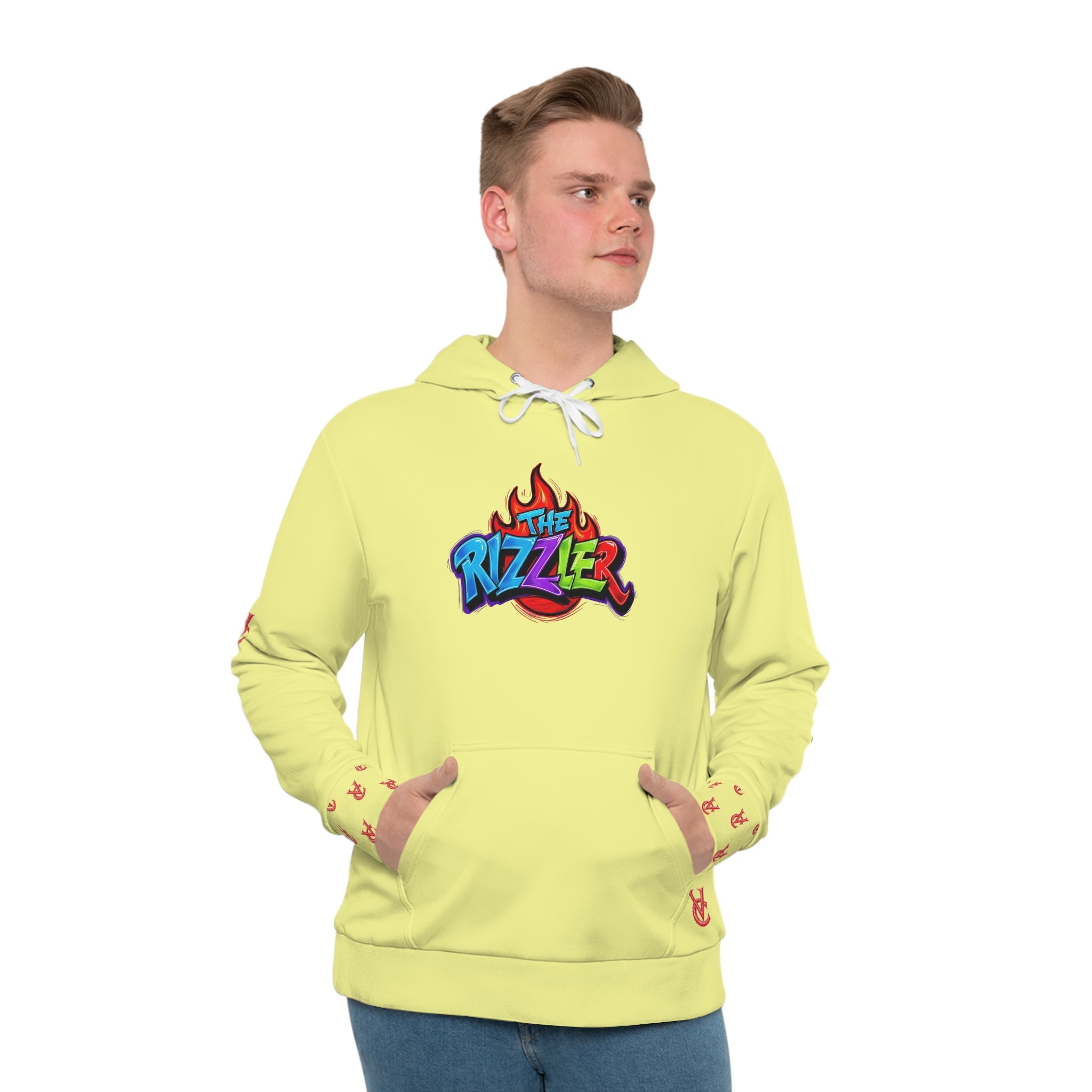 Men's The Rizzler Hoodie, Vivid Creations Graphic Hooded Sweatshirt