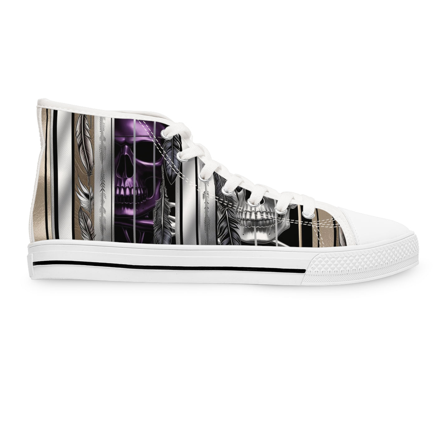 Women's High-Top Sneakers, Vivid Creations Designer Shoes