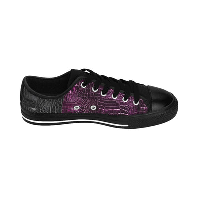 Stylish Women's Sneakers with Purple Circuit Design