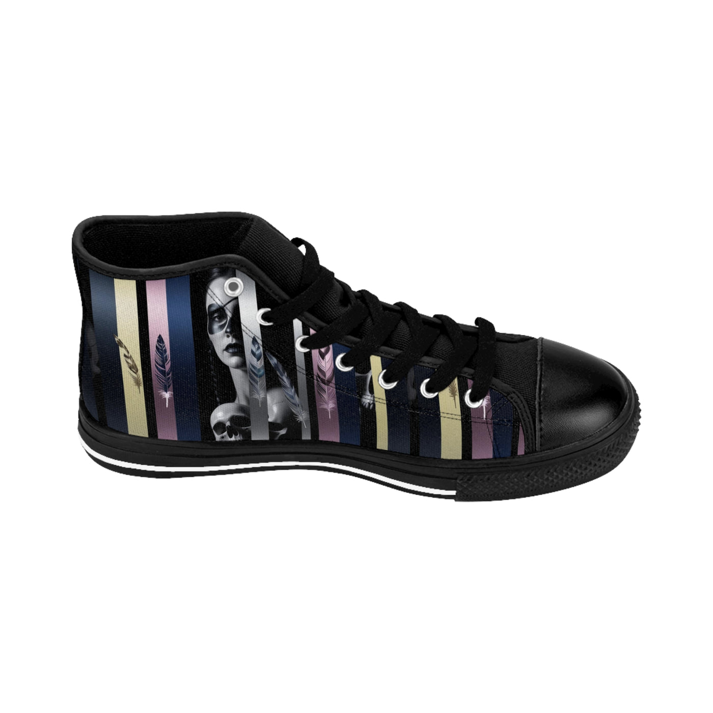 Women's Classic High-Top's Sneakers, Vivid Creations Designer High-top's