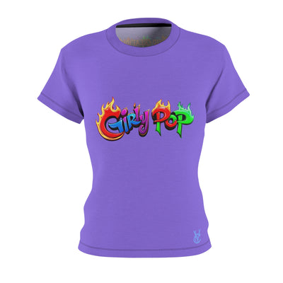 Women's Cut & Sew Girly Pop T-shirt, Vivid Creations Graphic T-shirt