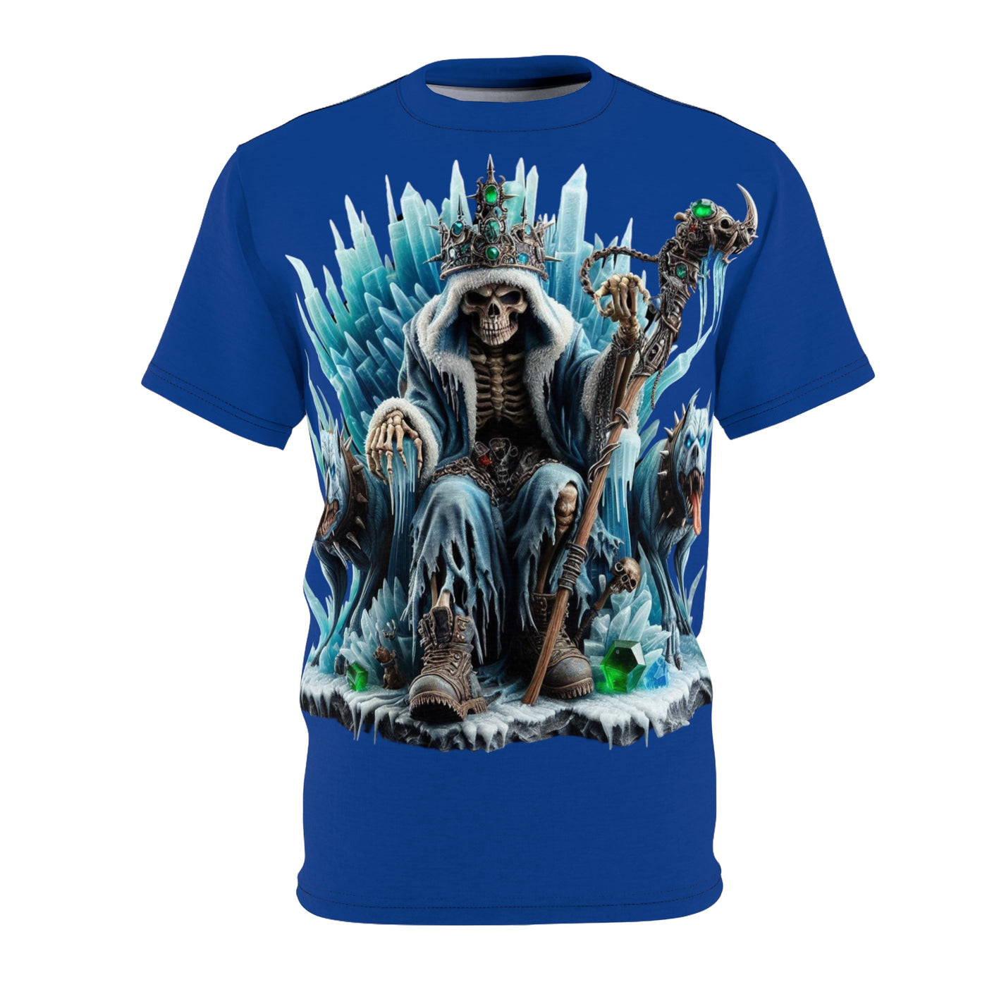 Graphic T-shirt - Skeleton Ice King W/ Pitbulls T-shirt