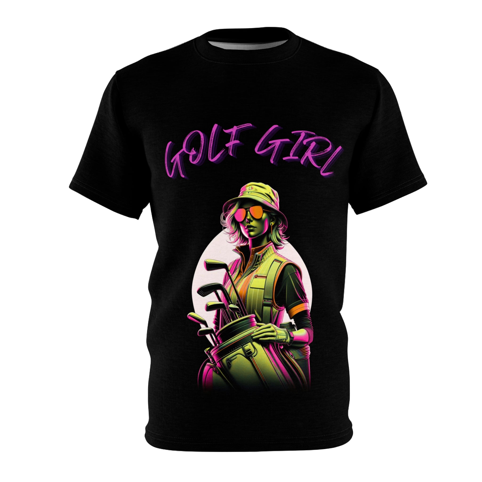 Golf Girl Unisex Cut & Sew Tee - Vibrant Graphic Tee for Golf Enthusiasts
