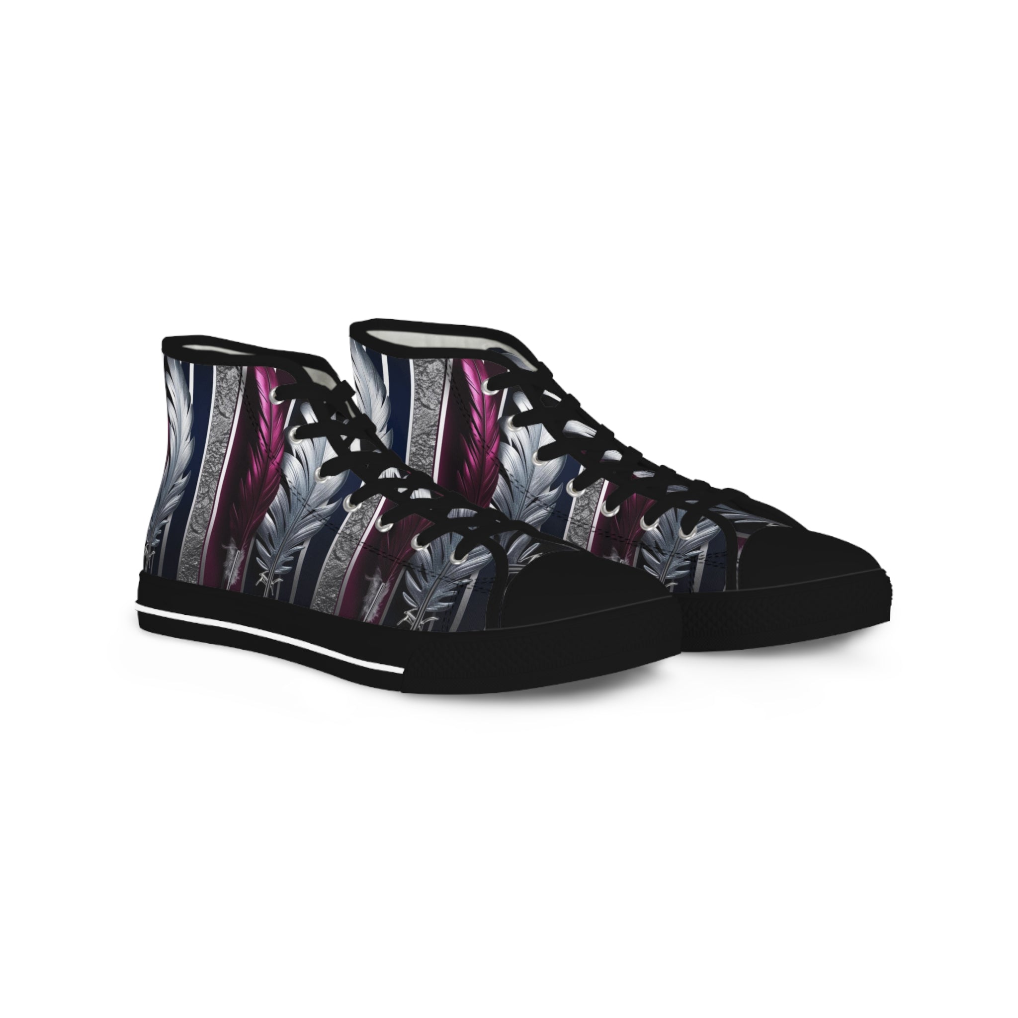 Men's High-Top Sneakers, Vivid Creations Designer Shoes