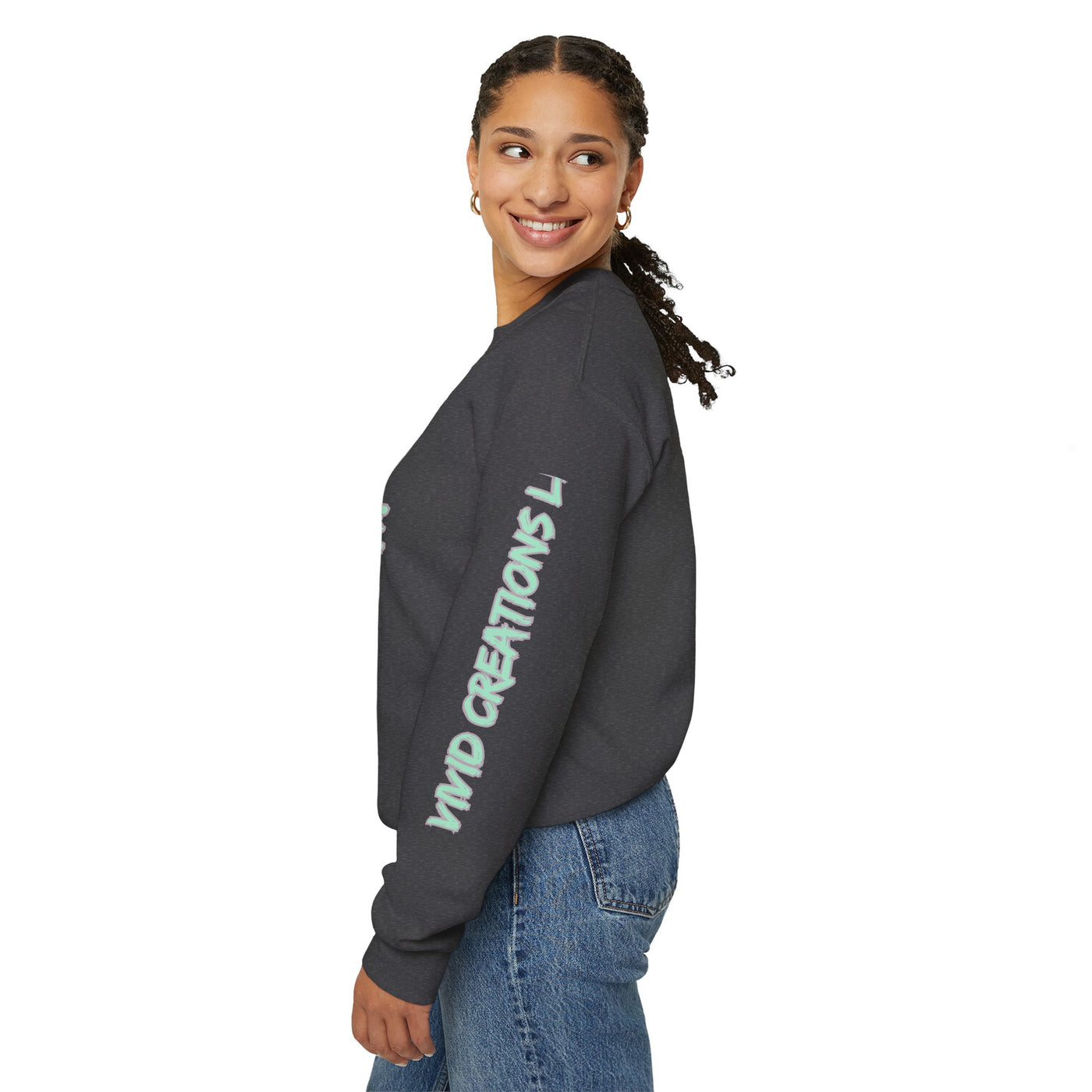 Just Dope Crewneck Sweatshirt, Vivid Creations Pull-Over Sweatshirt