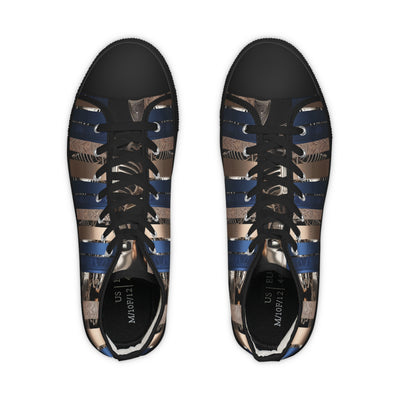 Men's High-Top Sneakers, Vivid Creations Designer Shoes