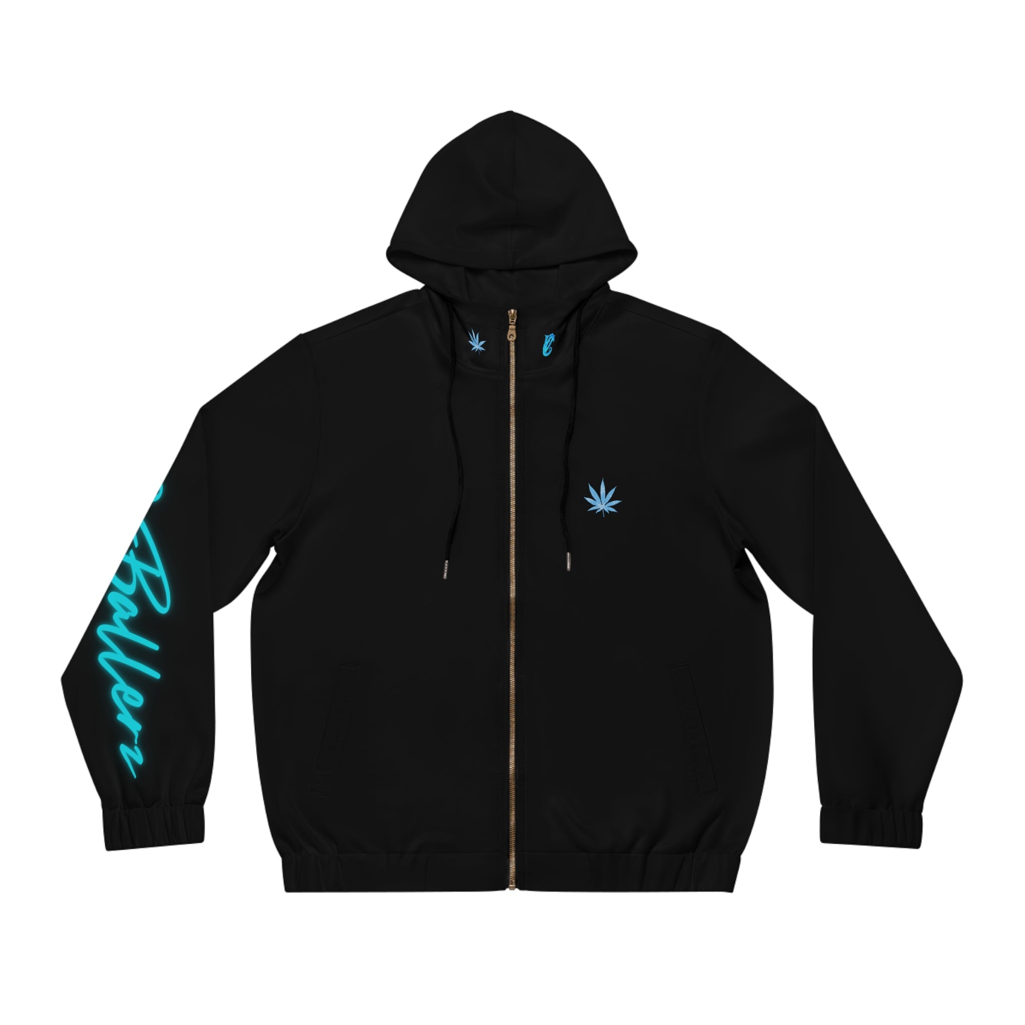 420 Ballerz  003 Hoodie, Full-Zip Golf Hoodie