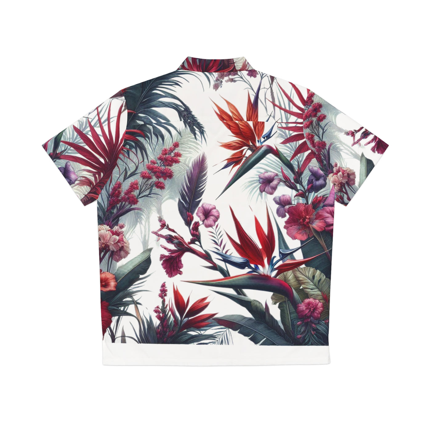 Hawaiian Shirt - Exotic Floral Pattern