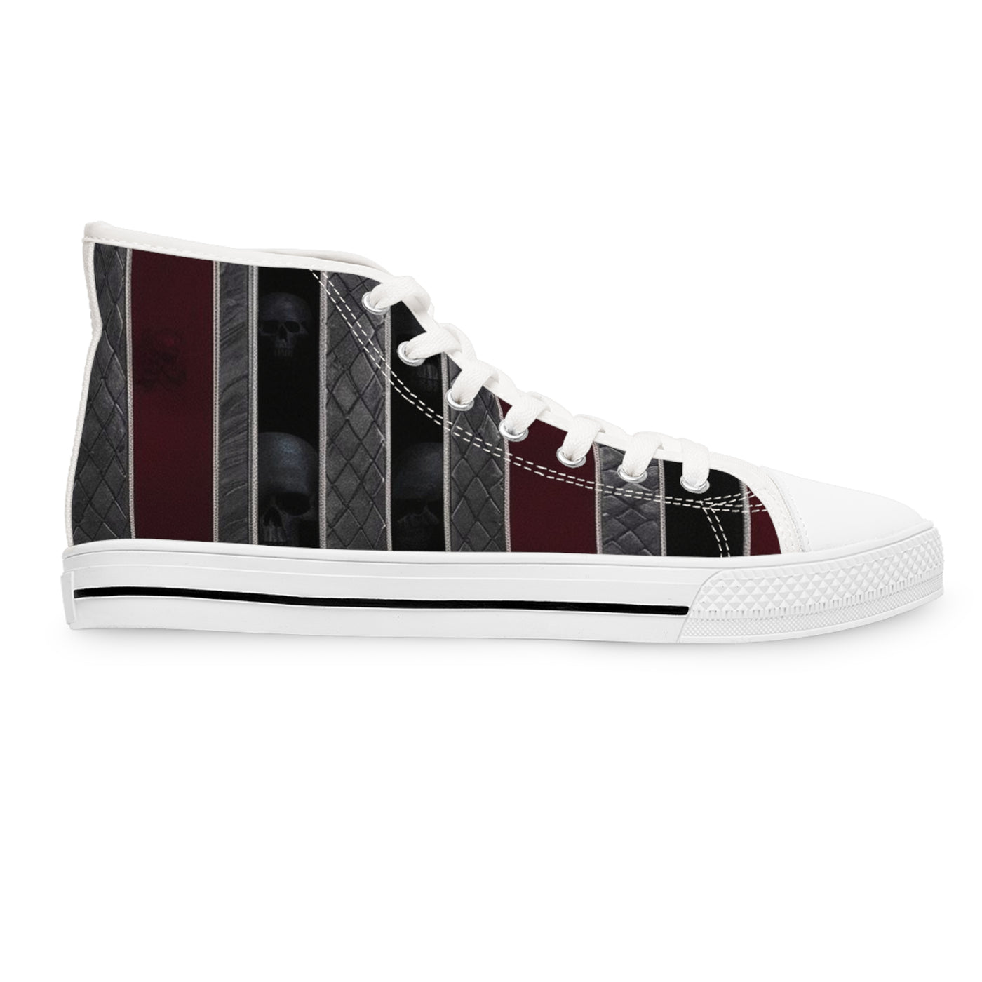 Women's High-Top Sneakers, Vivid Creations Designer Chuck's