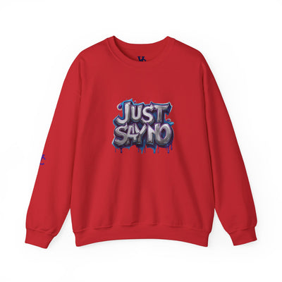 Lightweight Graphic Sweatshirt, Vivid Creations Just Say No Sweatshirt