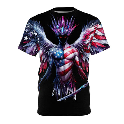 American Flag W/ Winged Male Silhouette T-shirt