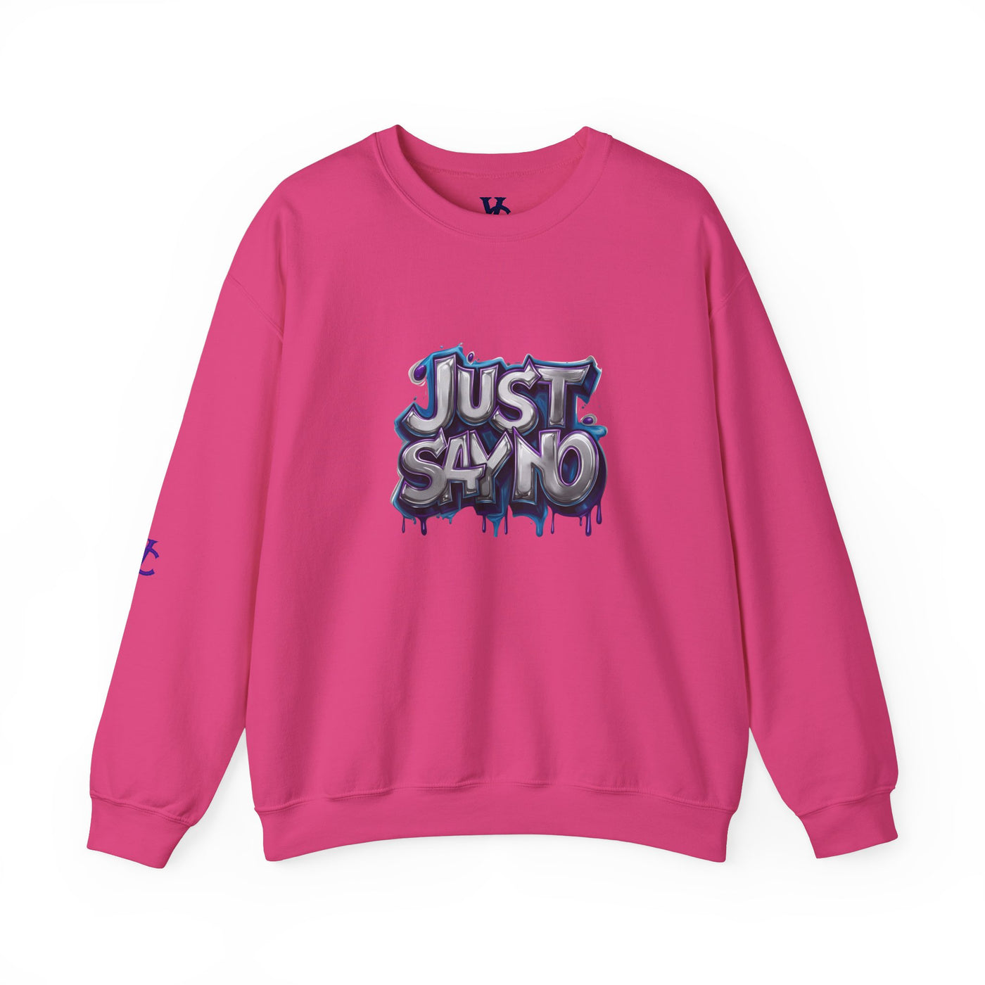 Lightweight Graphic Sweatshirt, Vivid Creations Just Say No Sweatshirt