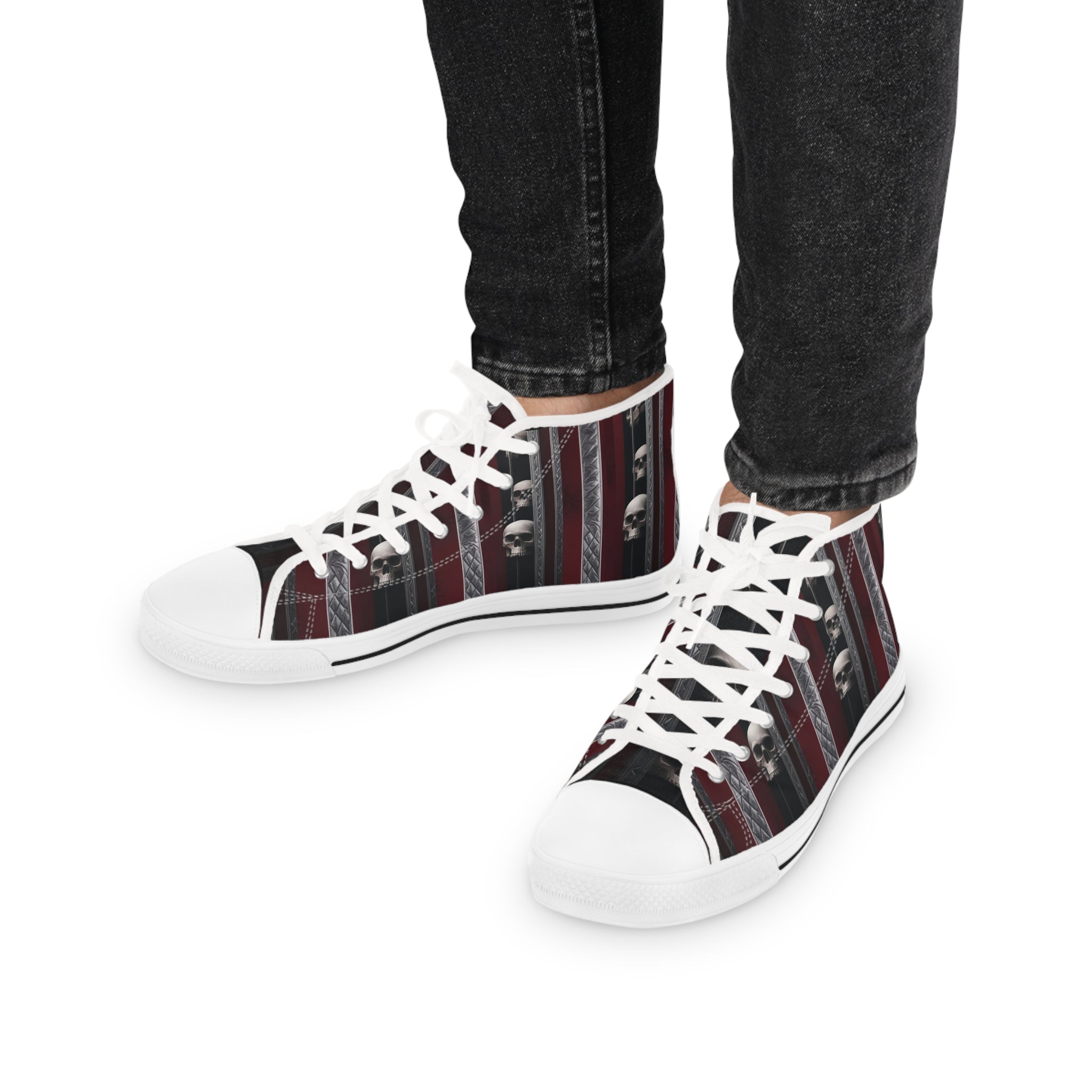 Men's High-Top Sneakers, Vivid Creations Designer Shoes