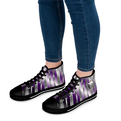 Women's High-Top Sneakers, Vivid Creations Designer Shoes