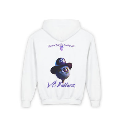 VC Ballerz 034 Youth Hooded Sweatshirt, Vivid Creations Kids Hoodie