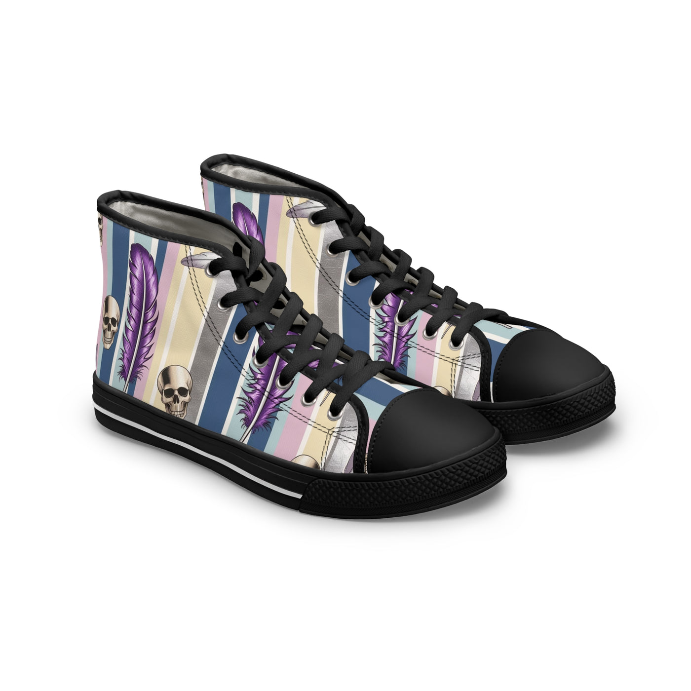 Women's High-Top Sneakers, Vivid Creations Designer Shoes