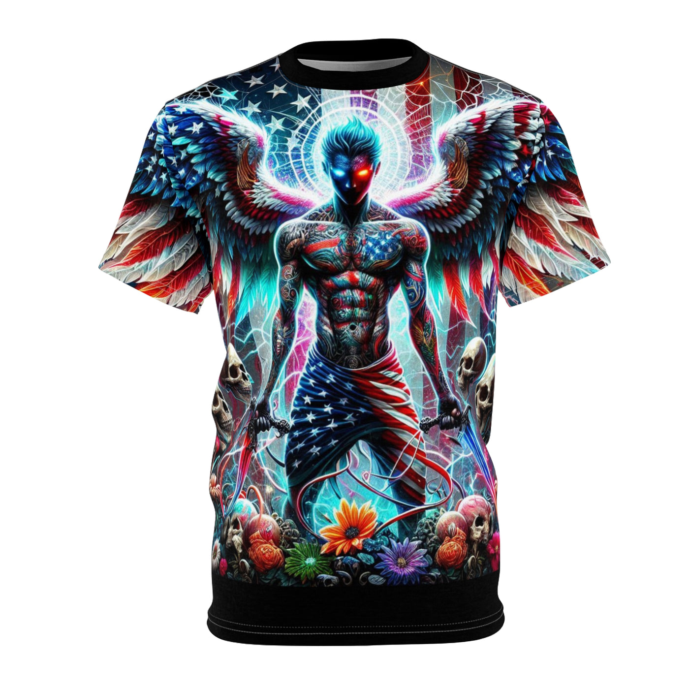 American Flag T-shirt, W/ Male Silhouette T-shirt