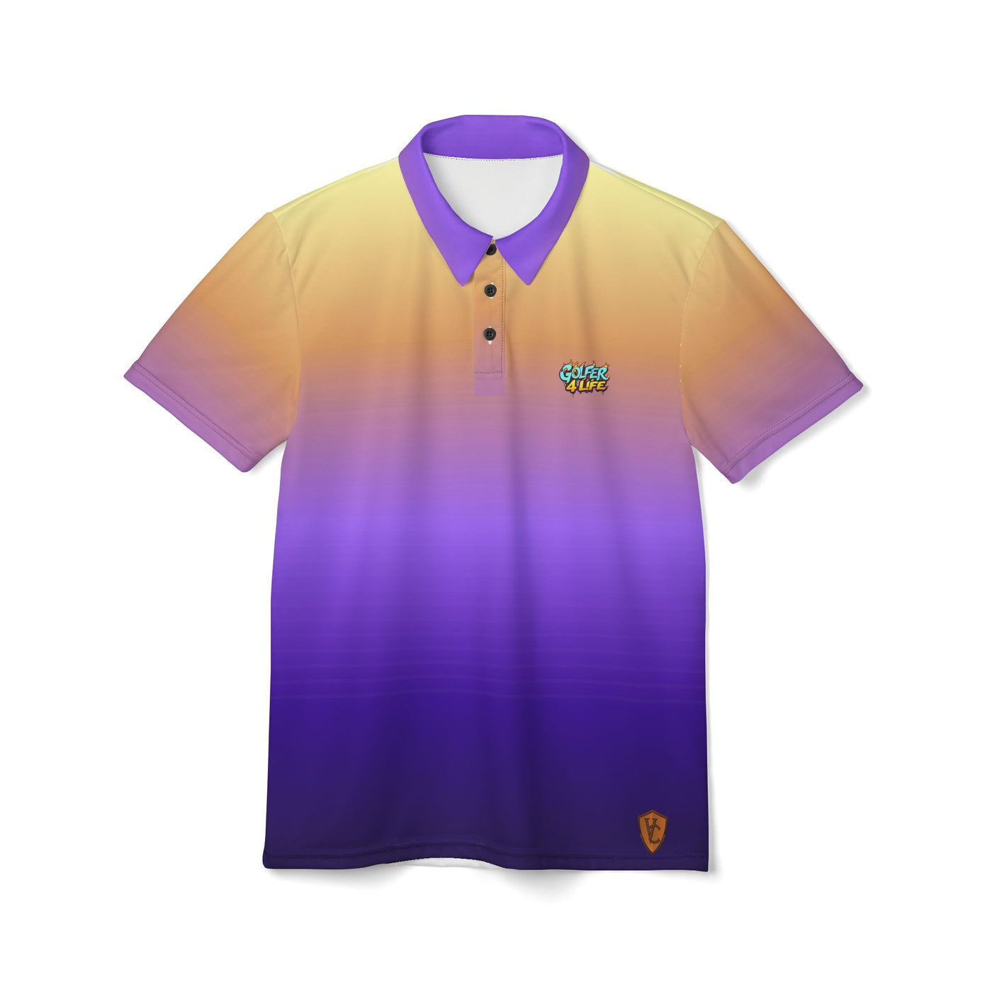 Gradient Golf Polo Shirt - Stylish Golfer 4 Life Attire