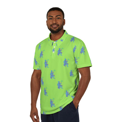 Golf Shirt, Golfer Silhouette Polo Shirt