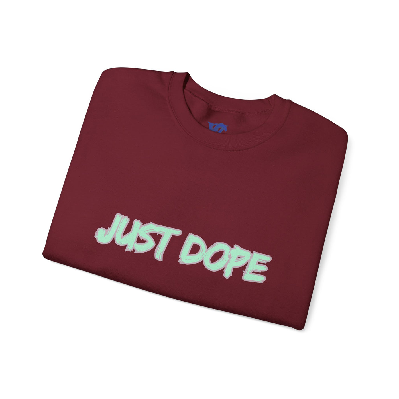 Just Dope Crewneck Sweatshirt, Vivid Creations Pull-Over Sweatshirt