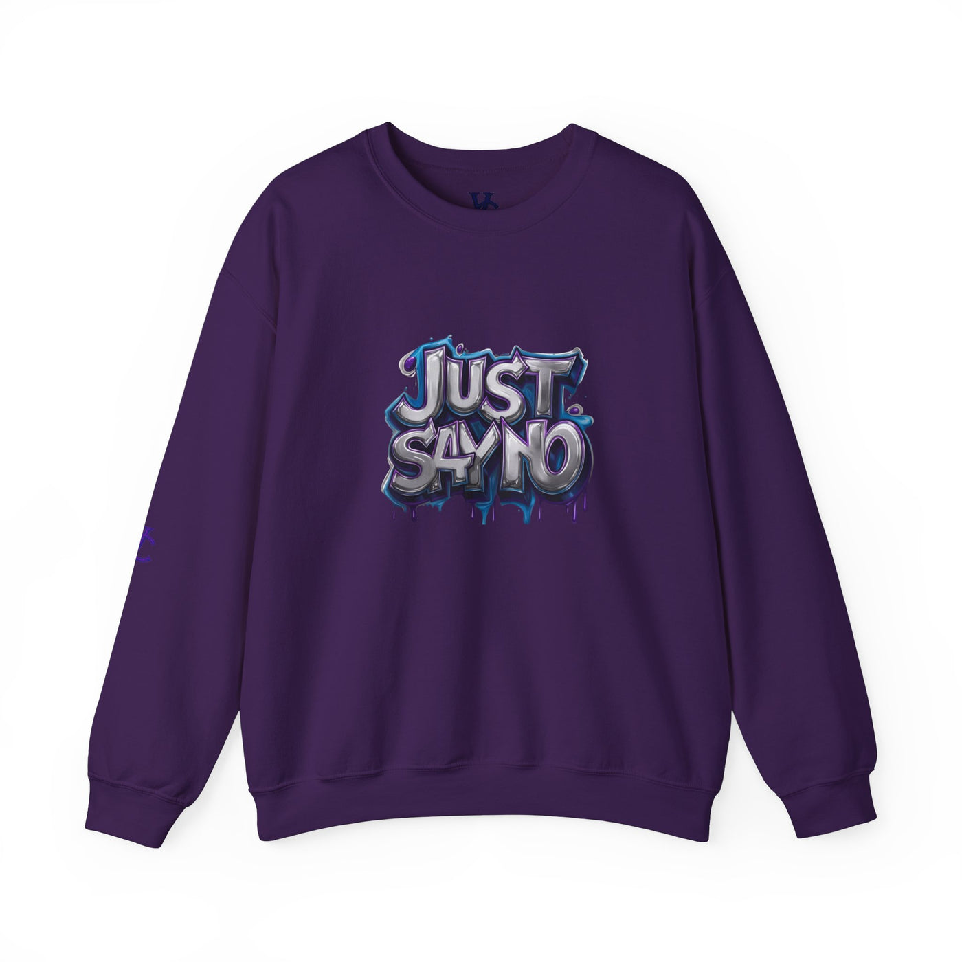 Lightweight Graphic Sweatshirt, Vivid Creations Just Say No Sweatshirt