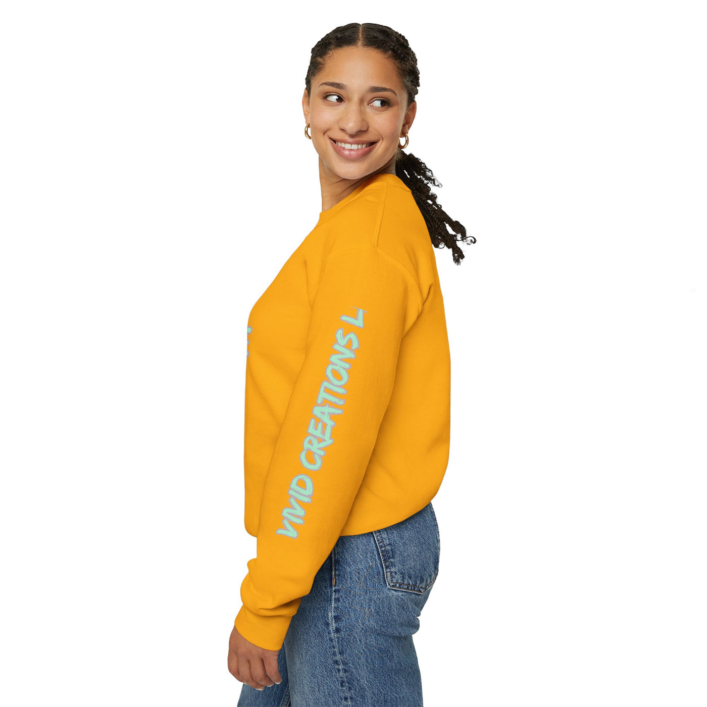 Just Dope Crewneck Sweatshirt, Vivid Creations Pull-Over Sweatshirt