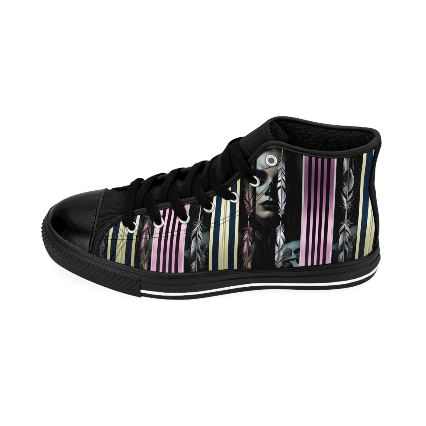 Women's Classic High-Top's Sneakers, Vivid Creations Designer High-top's