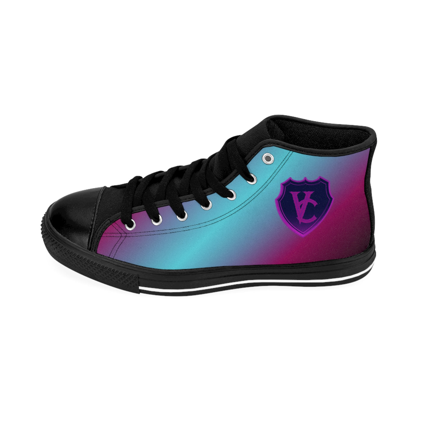 Women’s Stylish Gradient High-Top Sneakers - Trendy Casual Footwear