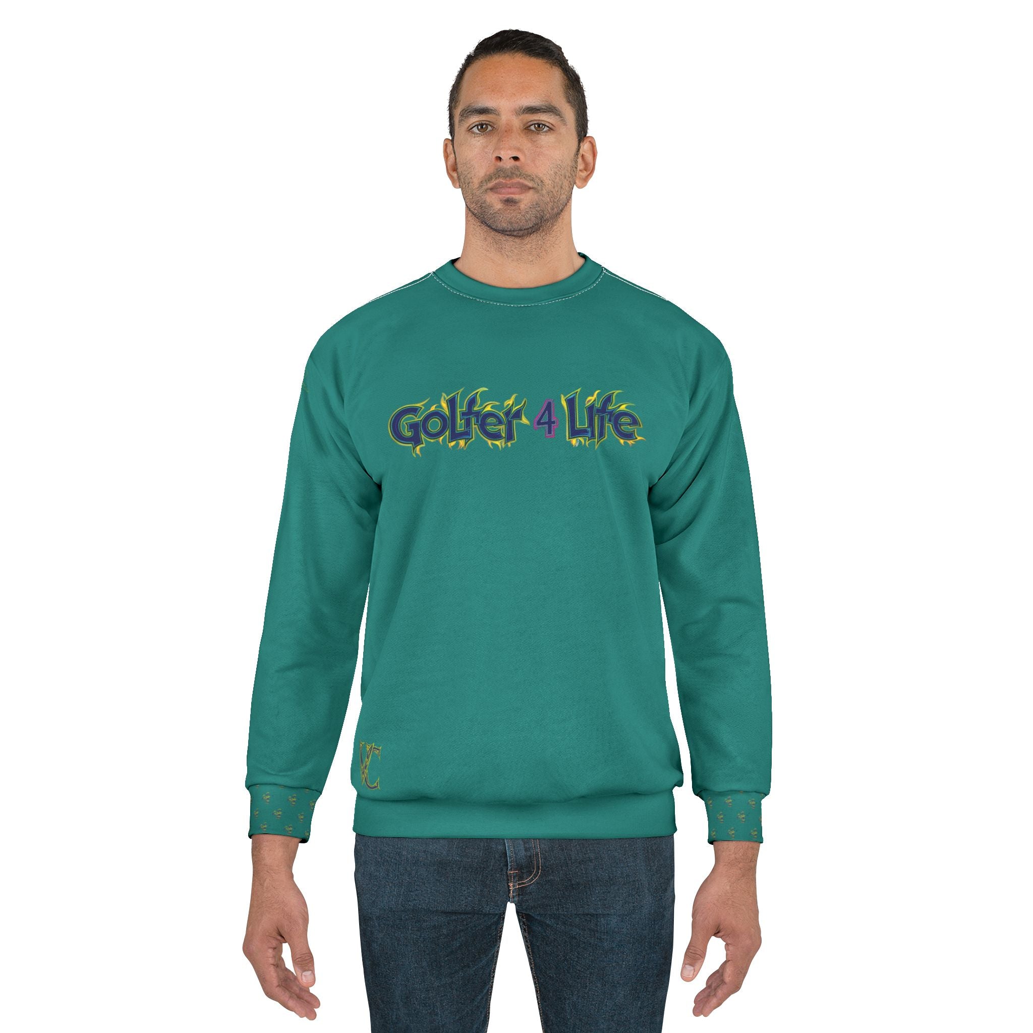 Golfer 4 Life Sweatshirt, Vivid Creations Designer Sweatshirt