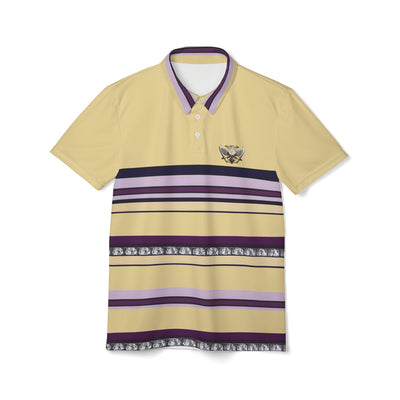 Striped Unisex Polo Shirt - Stylish Casual Wear for Any Occasion or Gift for Dad