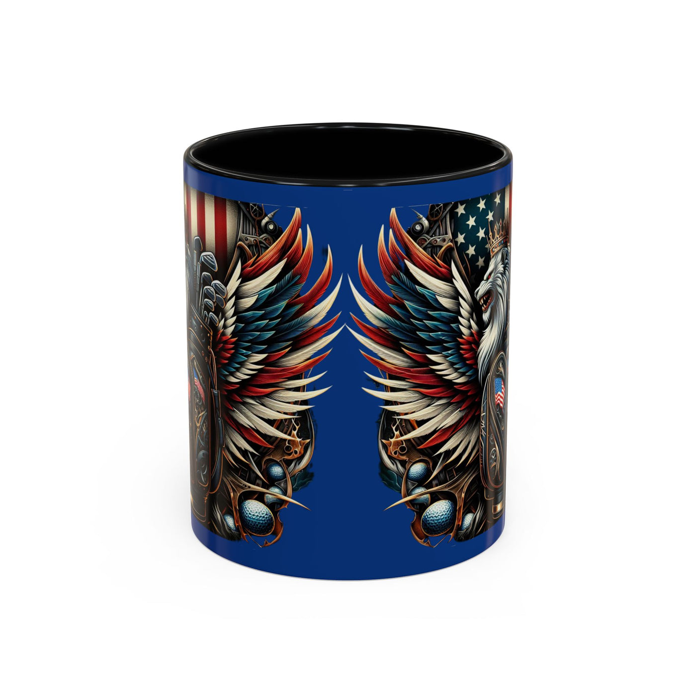 American Flag Coffee Mug (11oz), Great Golf Gift Coffee Cup