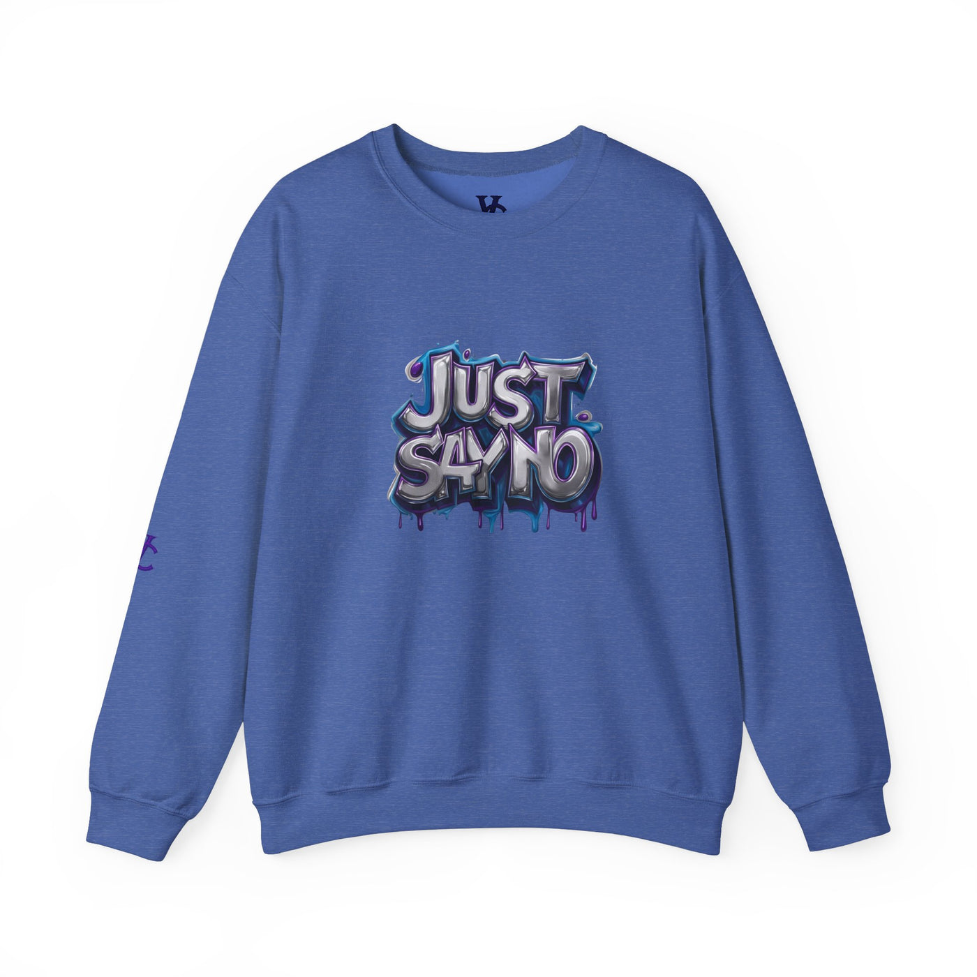 Lightweight Graphic Sweatshirt, Vivid Creations Just Say No Sweatshirt