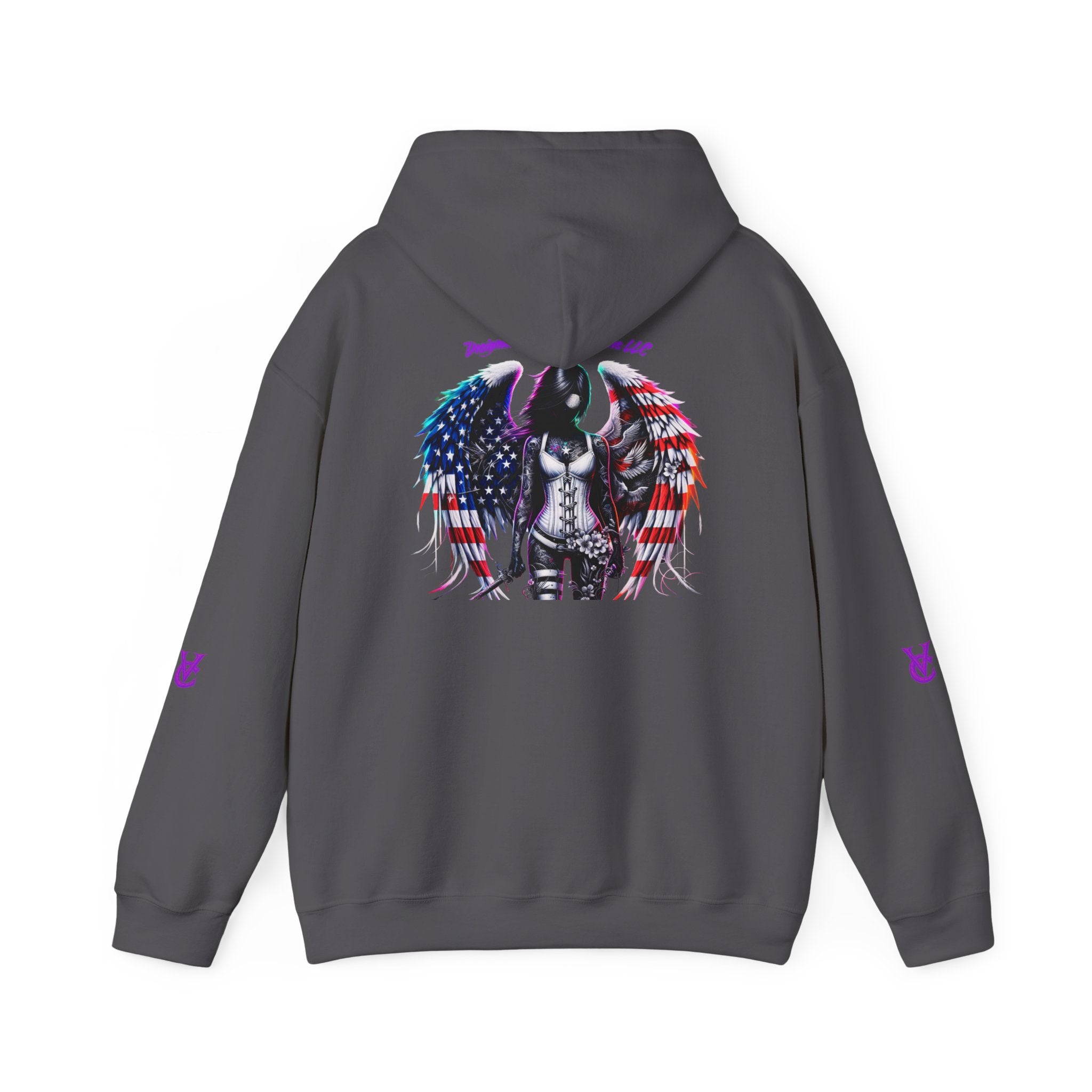 Vivid Angel Hooded Sweatshirt, Vivid Creations Graphic Hoodie