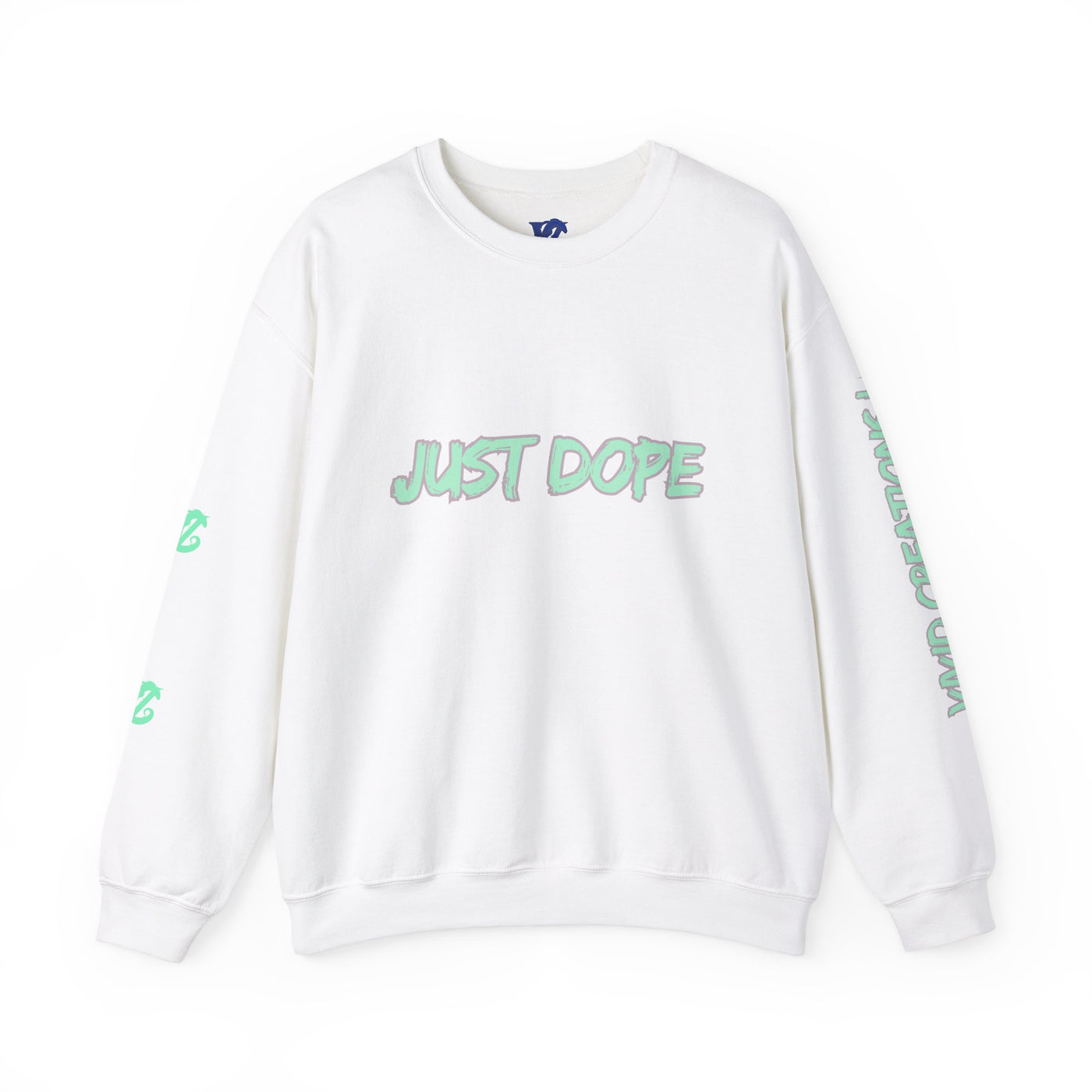 Just Dope Crewneck Sweatshirt, Vivid Creations Pull-Over Sweatshirt