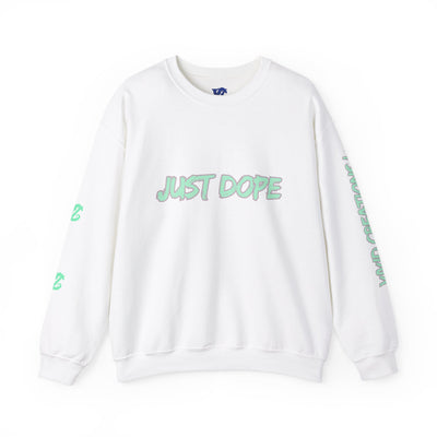 Just Dope Crewneck Sweatshirt, Vivid Creations Pull-Over Sweatshirt