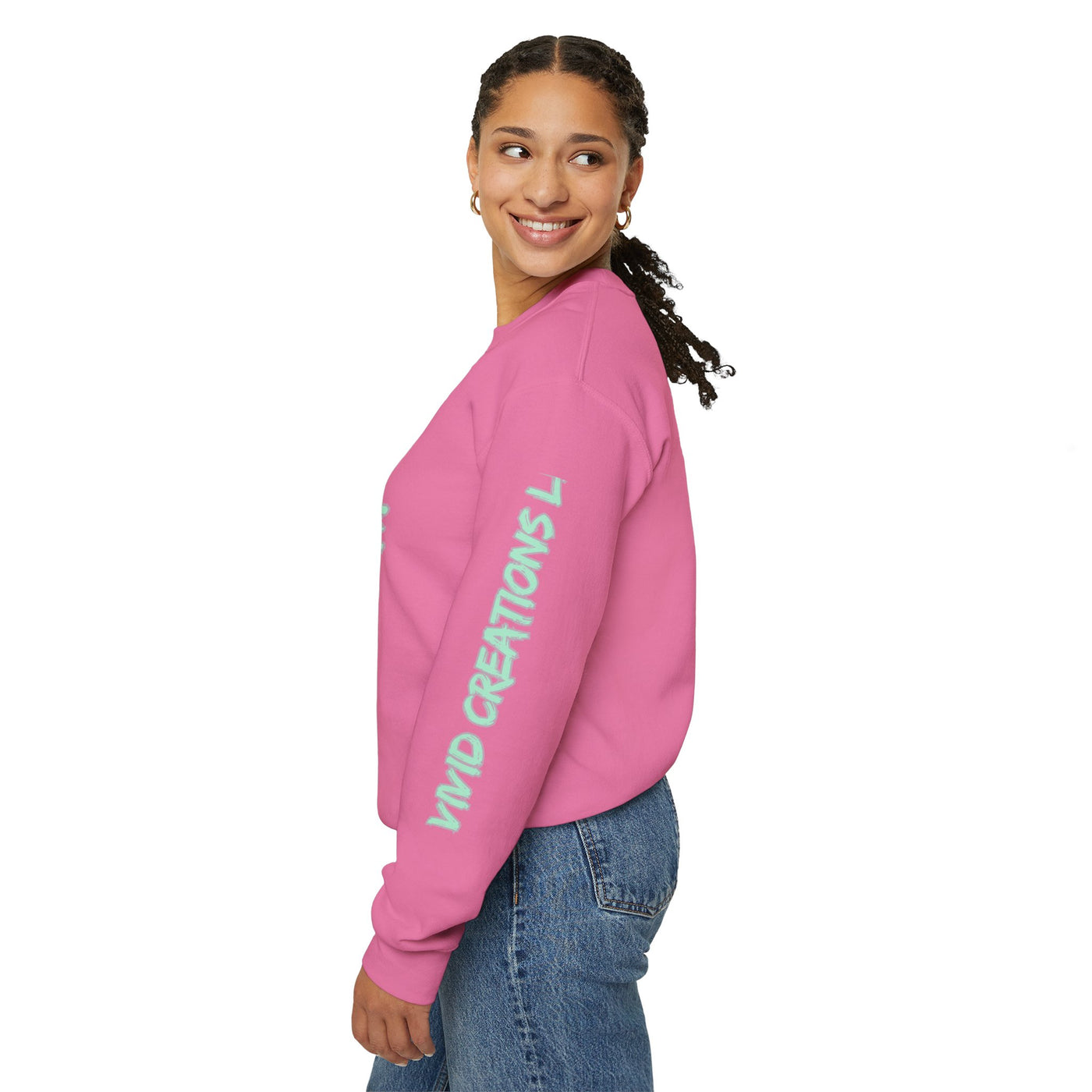 Just Dope Crewneck Sweatshirt, Vivid Creations Pull-Over Sweatshirt