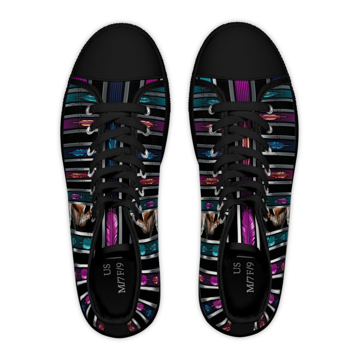 Women's High-Top Sneakers, Vivid Creations Designer Shoes