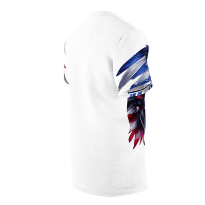 American Flag W/ Winged Female Silhouette T-shirt