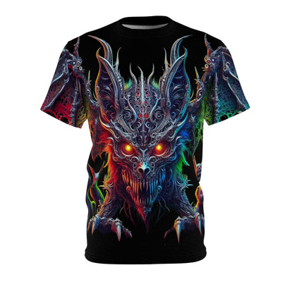 Silver Armored Wolf Creature T-shirt