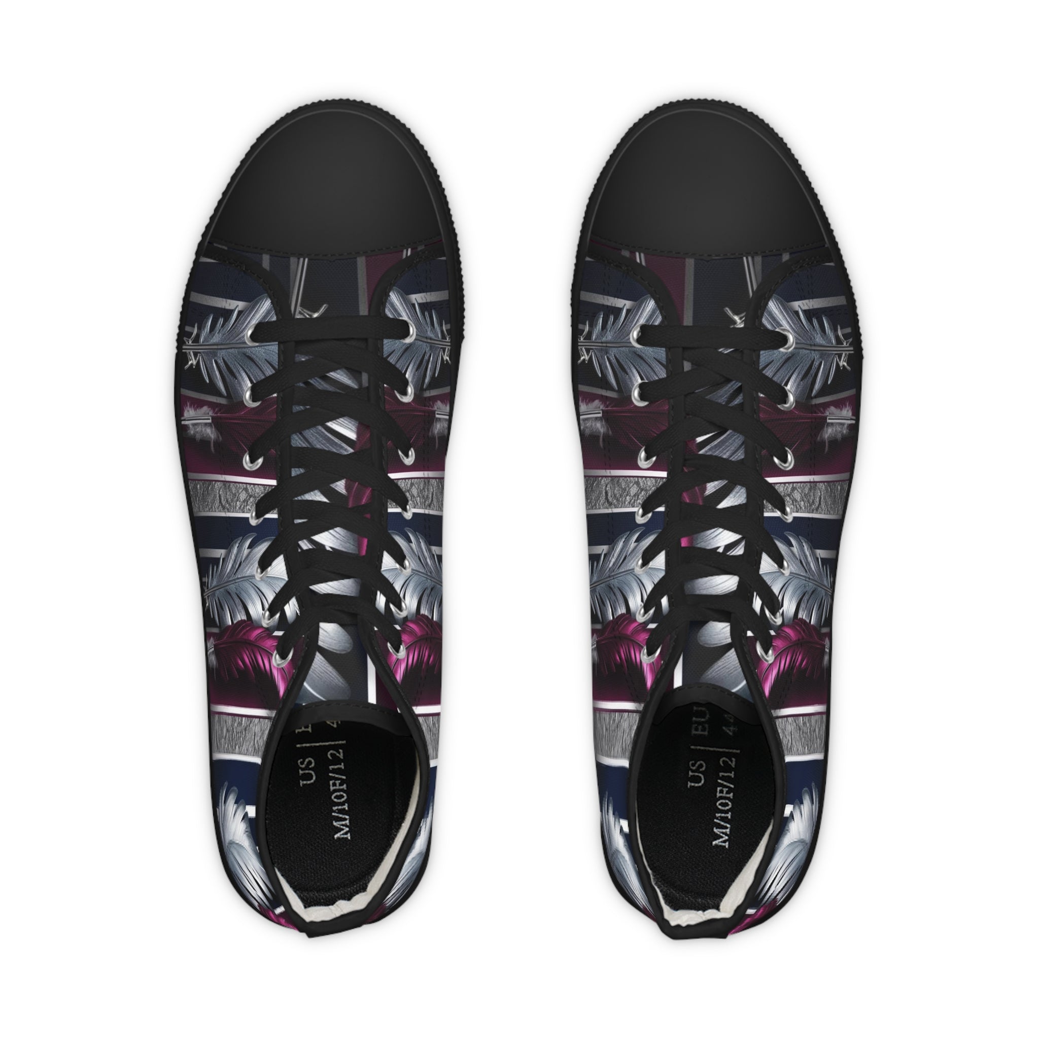 Men's High-Top Sneakers, Vivid Creations Designer Shoes