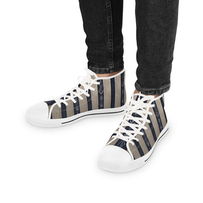 Men's High-Top Sneakers, Vivid Creations Designer Shoes