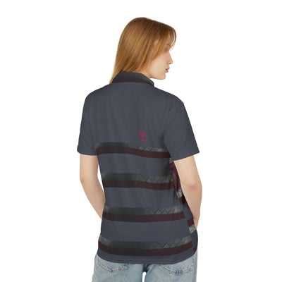 Stylish Polo Golf Shirt with Unique Pattern - Perfect for Casual Outings & Golfing