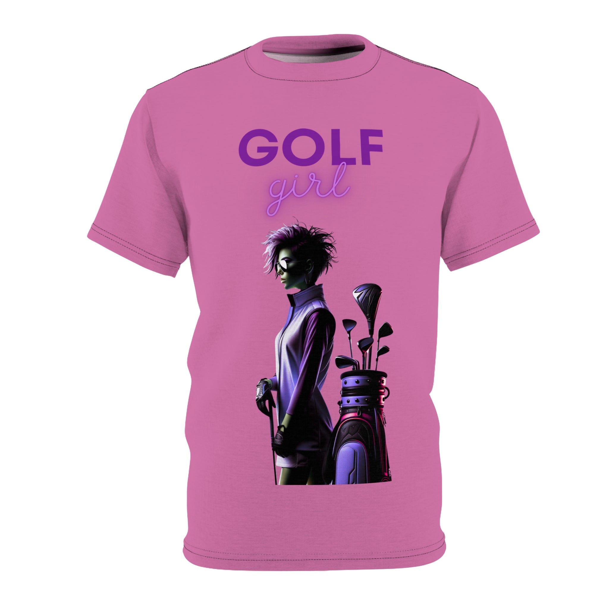 Golf Girl Unisex Cut & Sew Tee - Stylish Gamer Apparel for Golf Lovers