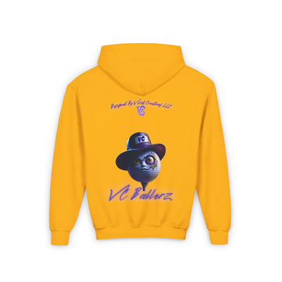 VC Ballerz 034 Youth Hooded Sweatshirt, Vivid Creations Kids Hoodie