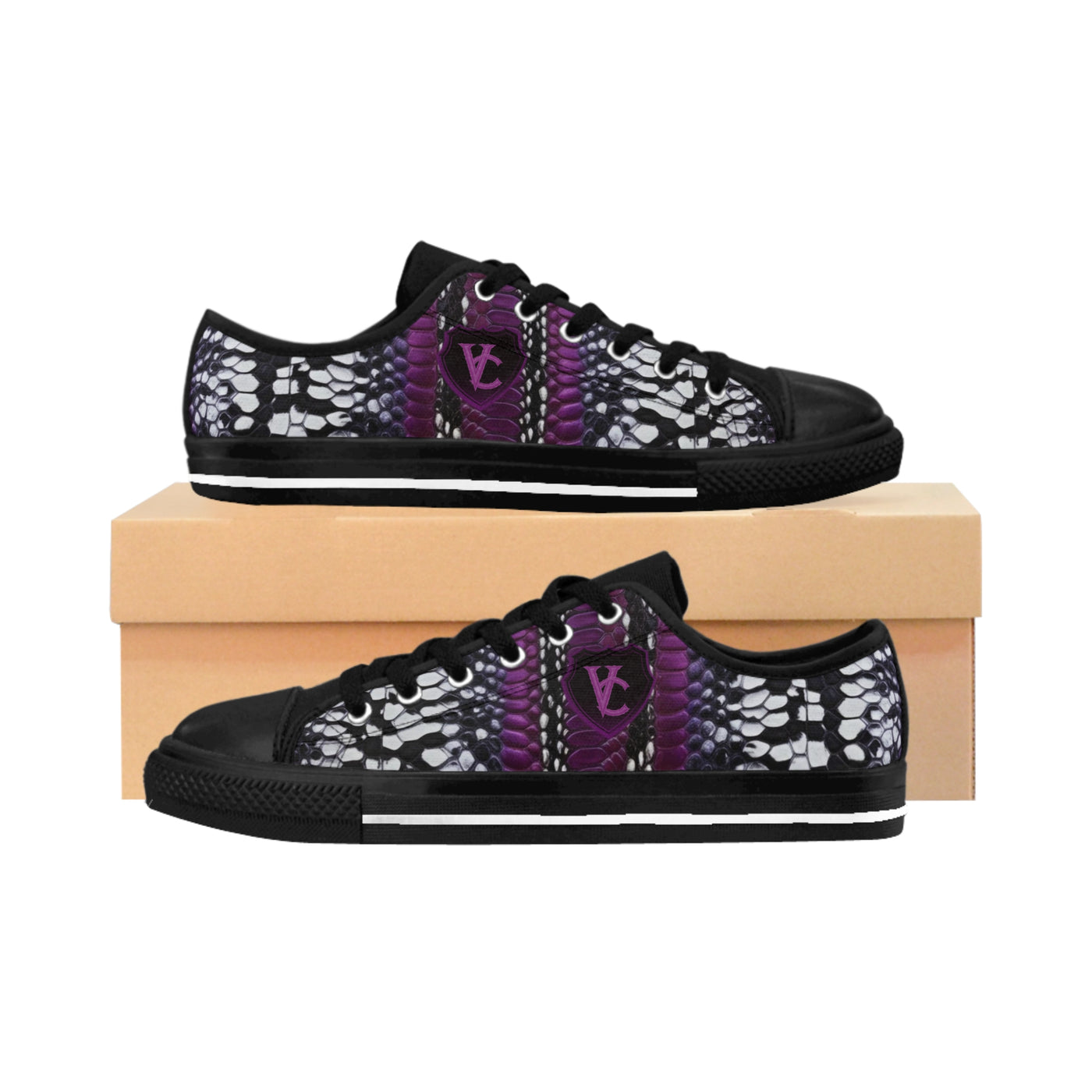 Stylish Women's Sneakers with Chic Pattern - Perfect for Casual Outings